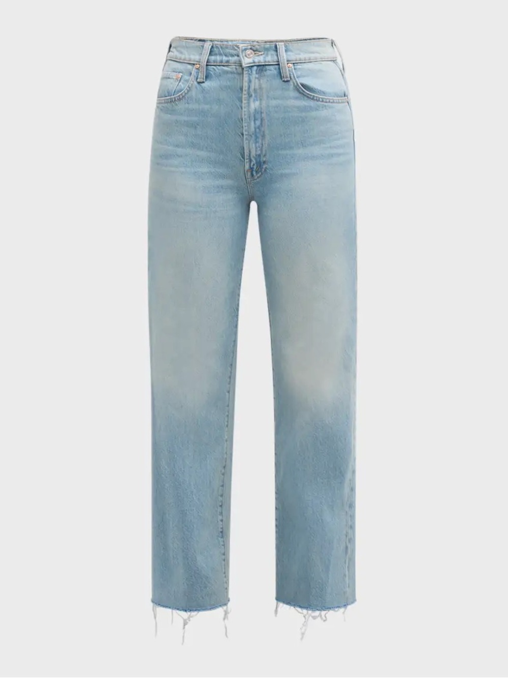 MOTHER Superior The Rambler Zip Ankle Fray Jeans size 28